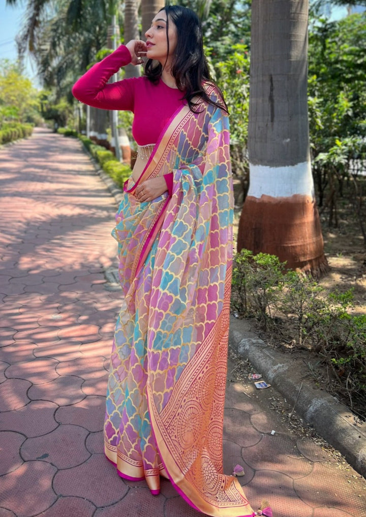 A Summer's Smile- Brasso Saree