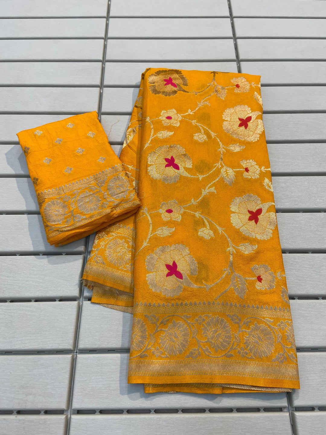 Meetha Attar -Banarasi Khaddi Georgette Silk