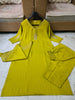 To The Nines-kurti  Set(Yellow)