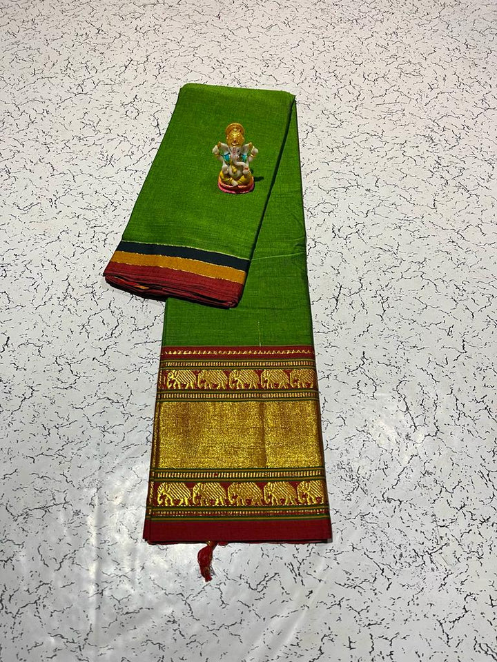 Tour De Force- Narayanpet Saree(Elephant Border)