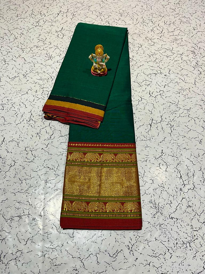 Tour De Force- Narayanpet Saree(Elephant Border)