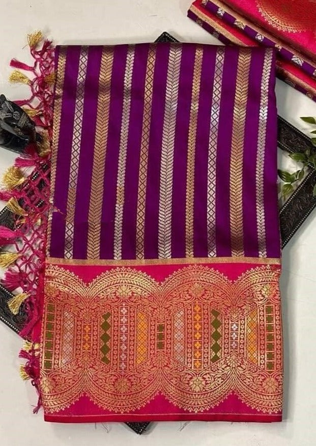 Spark Of Weaving - Banarasi Silk