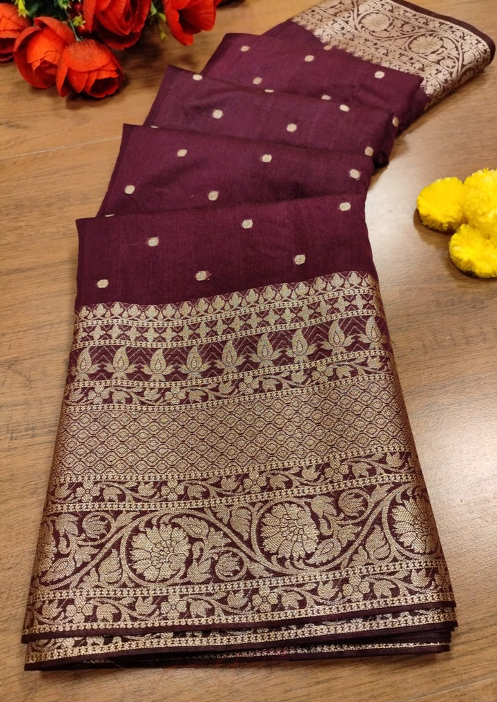 Sadgi Semi Georgette Banarasi Saree