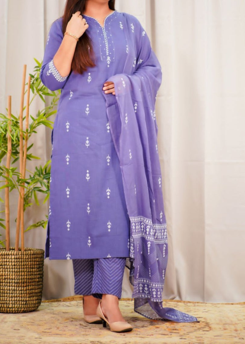 First Choice-Special Cotton Kurti Set