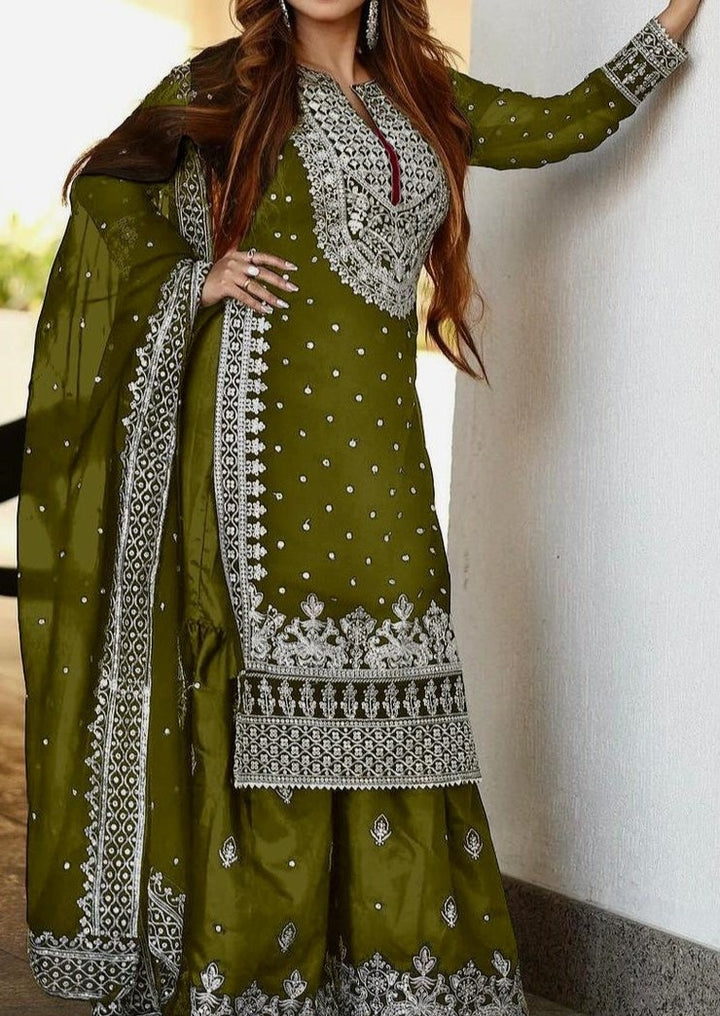 Happy Warbler- Gharara Kurti Set