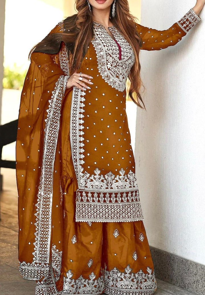 Happy Warbler- Gharara Kurti Set