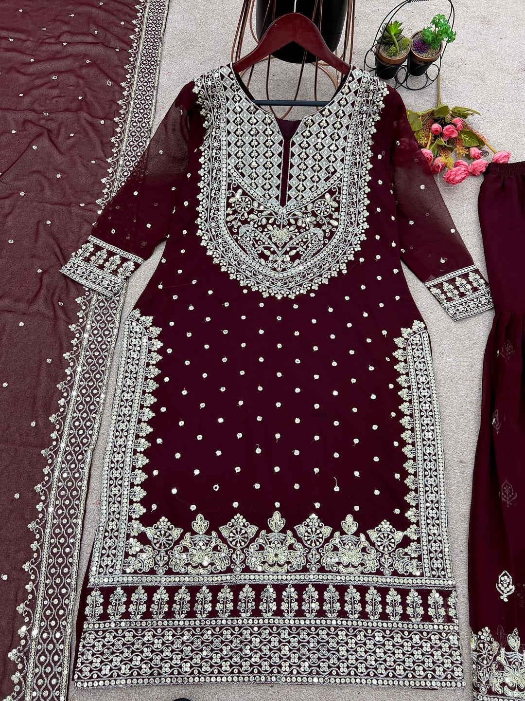 Happy Warbler- Gharara Kurti Set