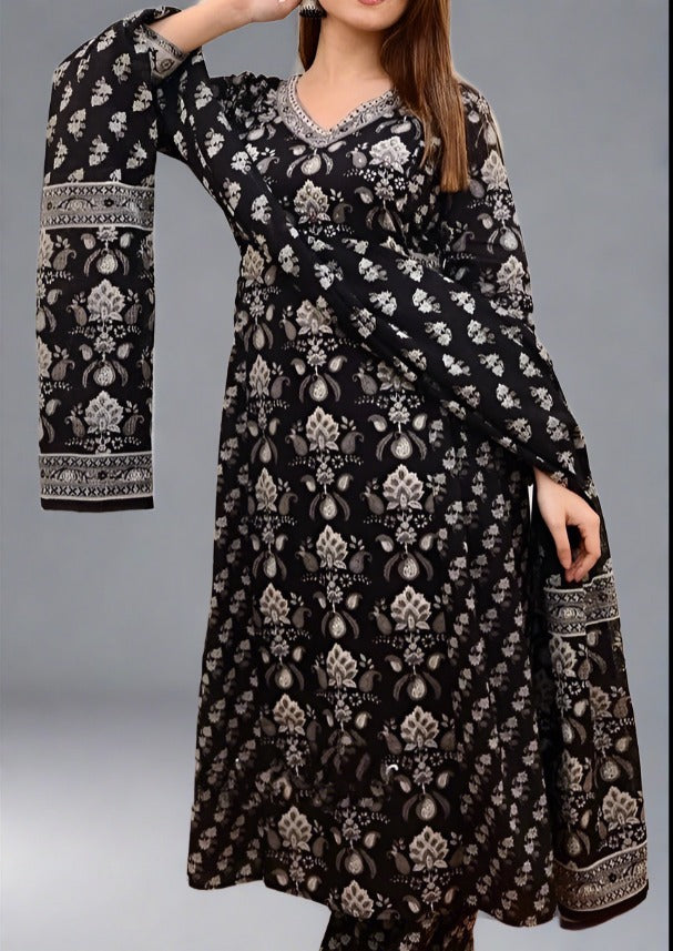 Black Tornado Cotton kurti