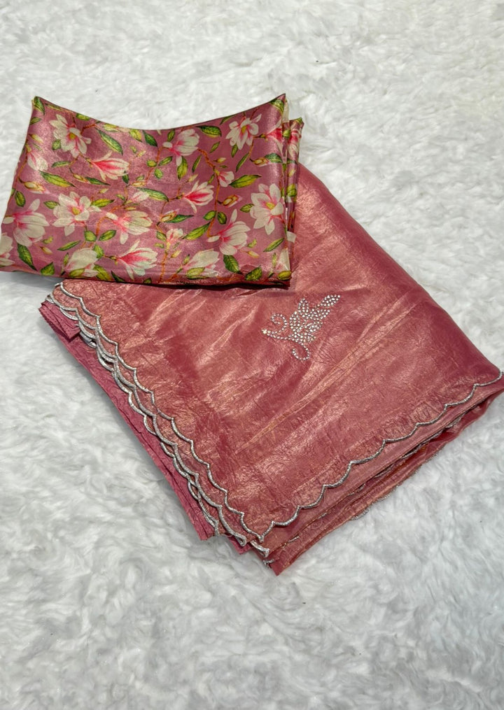 Pie In The Sky(Glass Tissue Silk Saree)