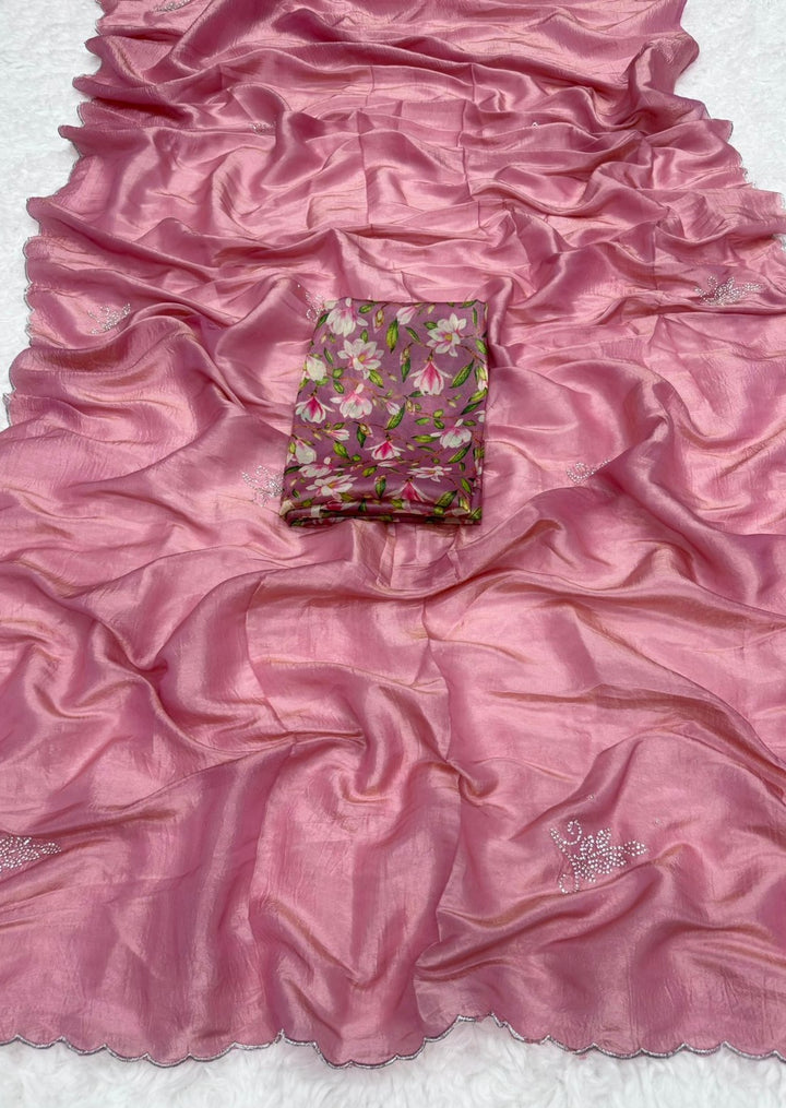 Pie In The Sky(Glass Tissue Silk Saree)