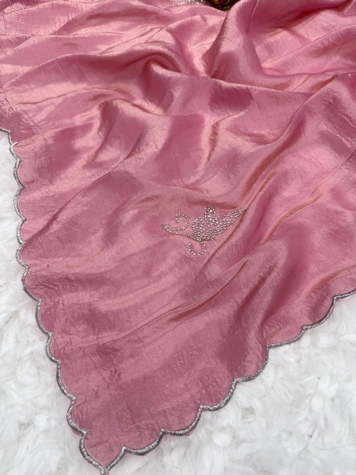 Pie In The Sky(Glass Tissue Silk Saree)