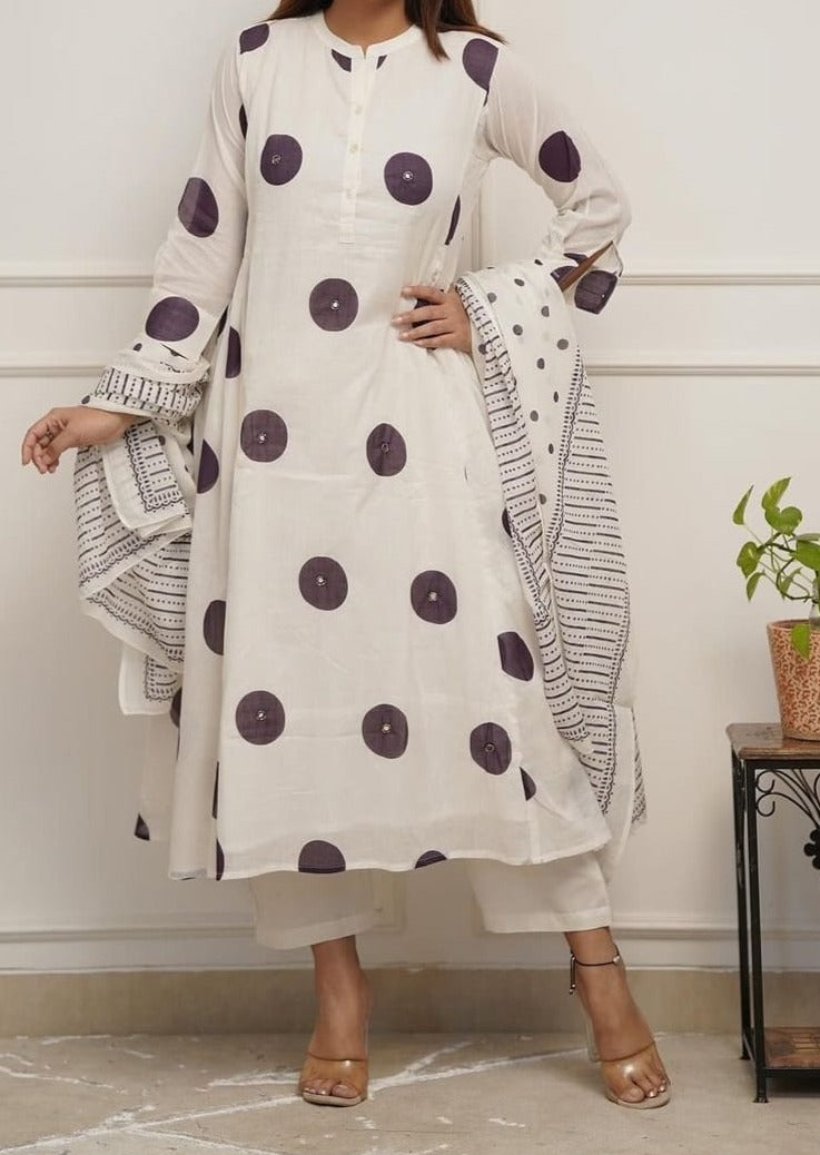 Story Of A Girl Cotton Kurti Set