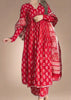 Red-Ted-Trill Cotton Kurti Set
