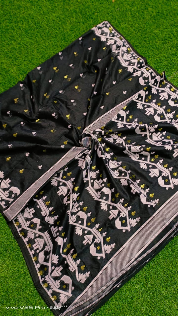 Meghbalika Dhakai Jamdani Saree