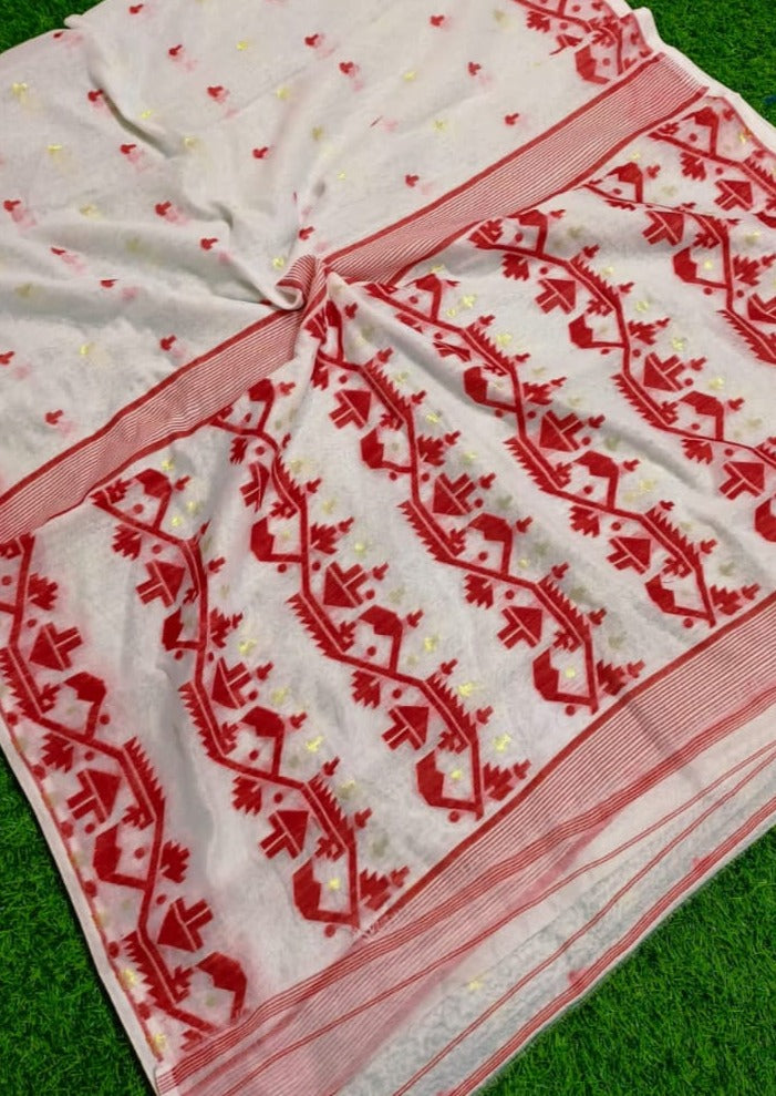 Meghbalika Dhakai Jamdani Saree