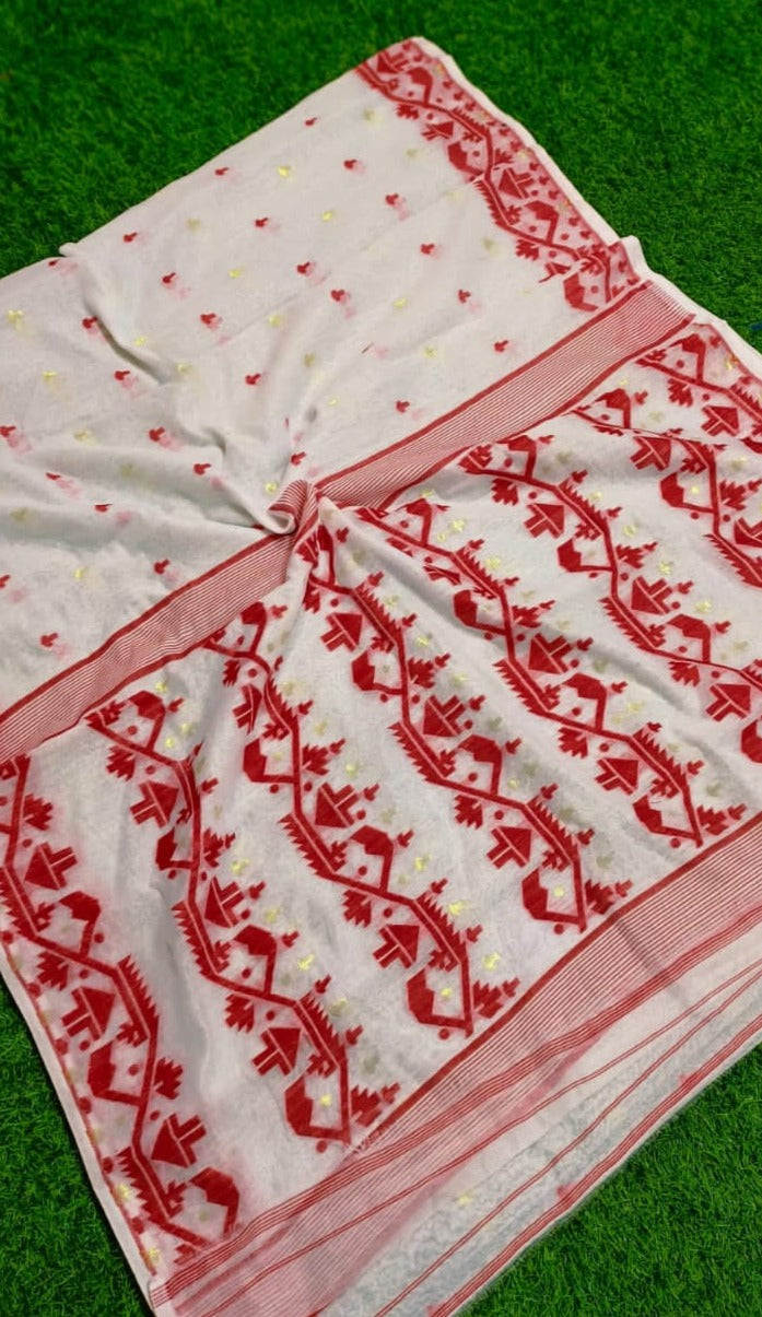 Meghbalika Dhakai Jamdani Saree