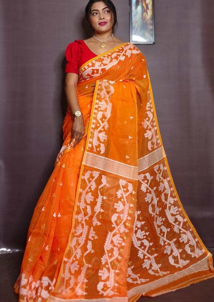 Meghbalika Dhakai Jamdani Saree