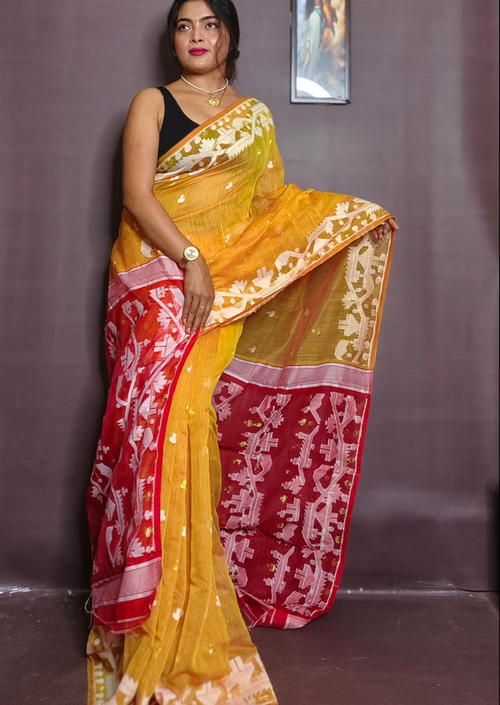 Meghbalika Dhakai Jamdani Saree