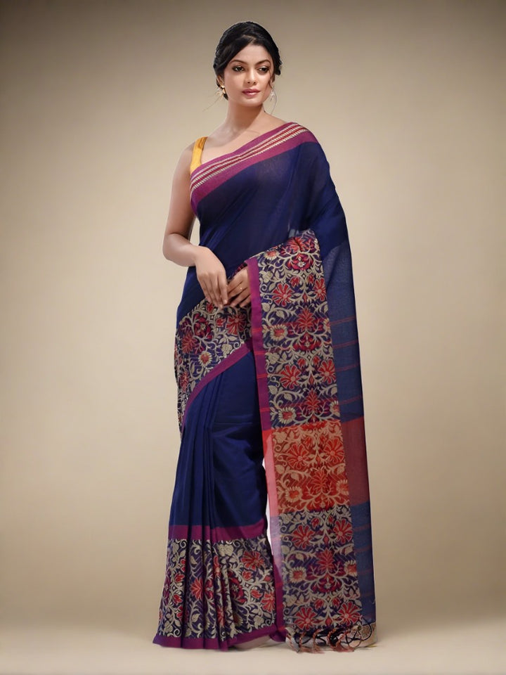 Sundaram Begum Puri Khadi Cotton Saree