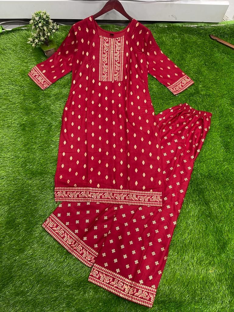 Believe In Beauty Rayon Kurti Set