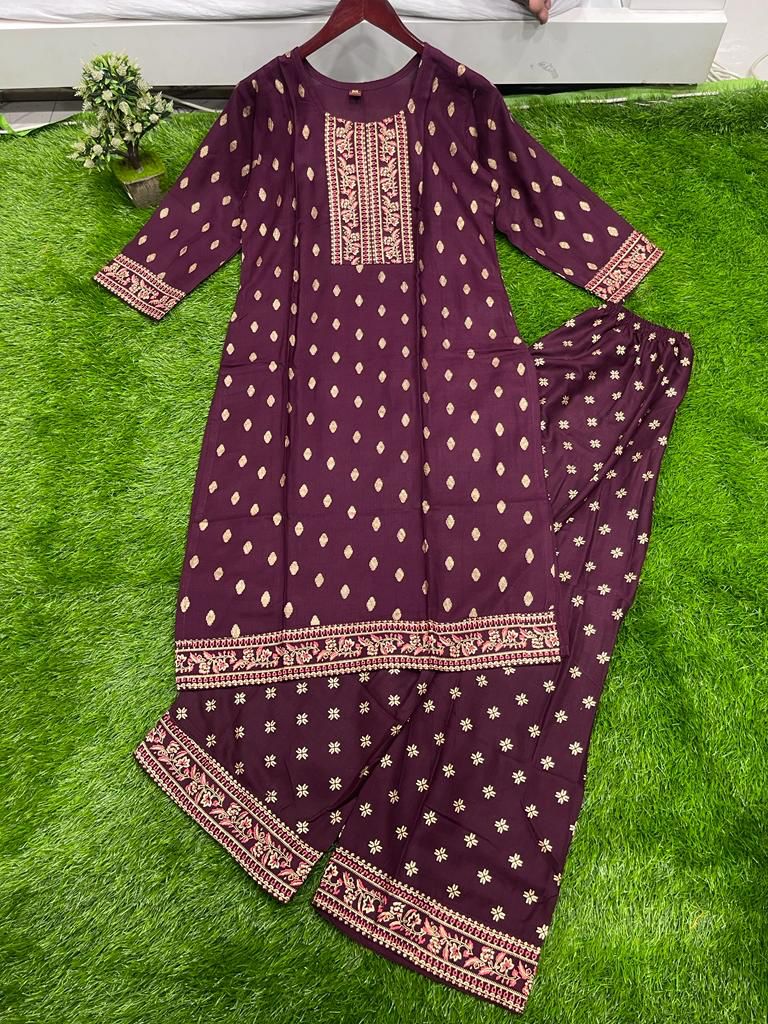 Believe In Beauty Rayon Kurti Set