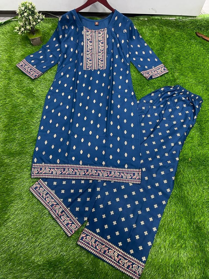 Believe In Beauty Rayon Kurti Set