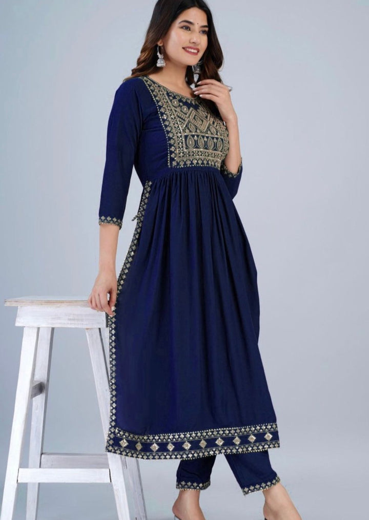 Bits Of Music Rayon Kurti Set