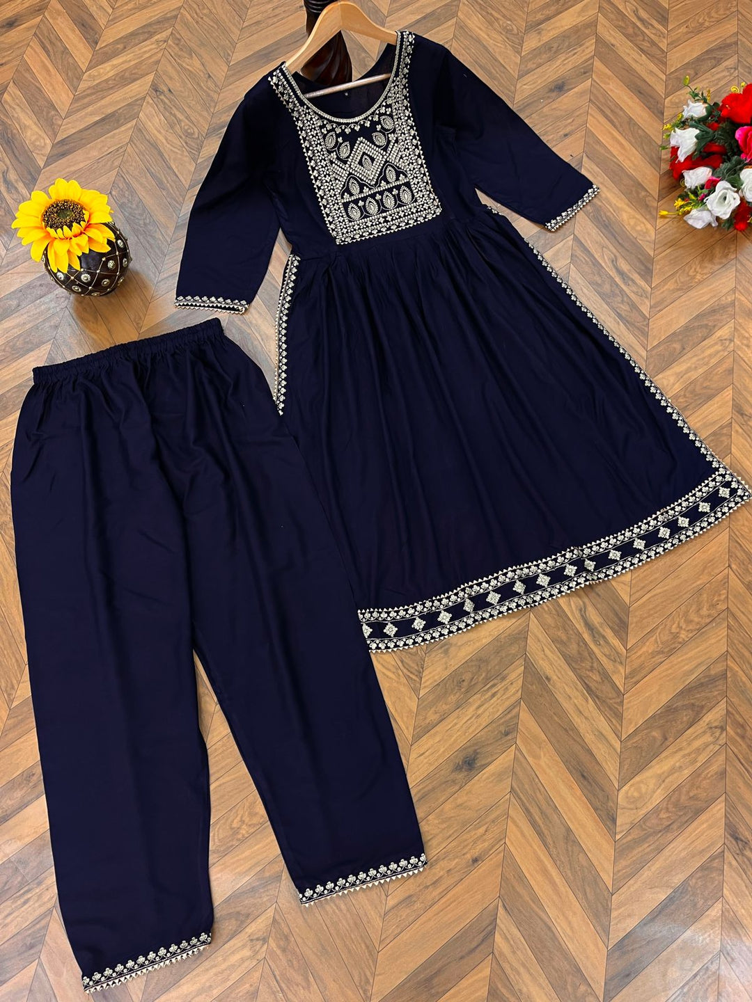 Bits Of Music Rayon Kurti Set