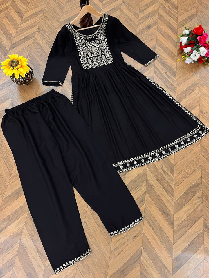 Bits Of Music Rayon Kurti Set