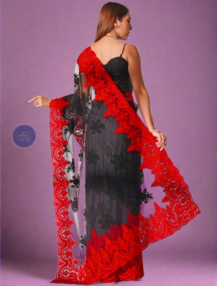 Monica - A Party Wear (Soft Net Saree)