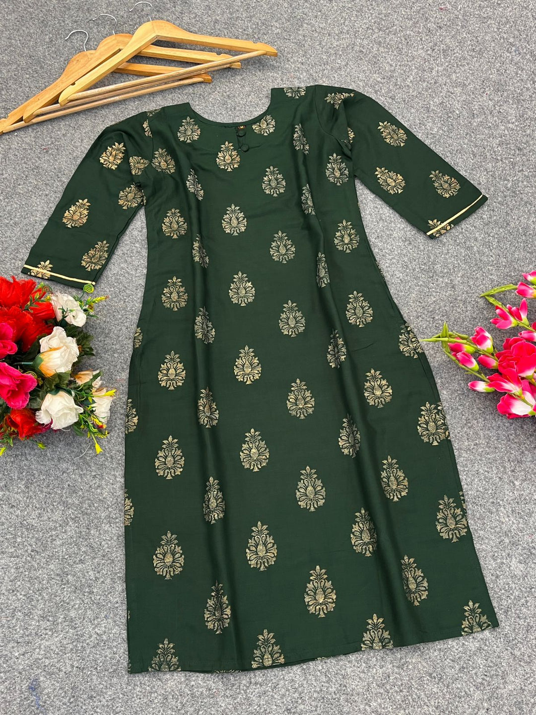 Celestial Shadow One Piece Rayon Kurti