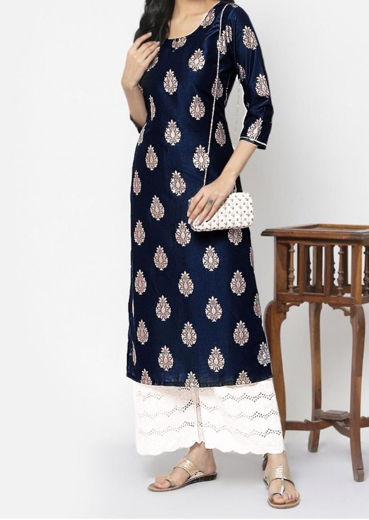 Celestial Shadow One Piece Rayon Kurti