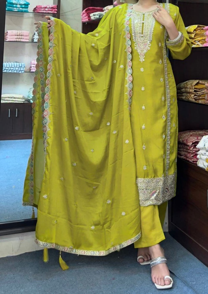 Extra Sparkly Silk Kurti Set