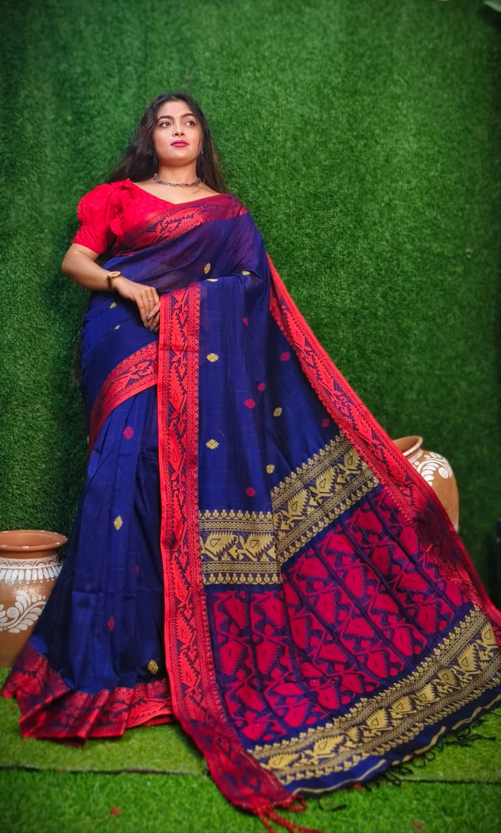 Stotram - Melodically Sung Cotton Banarasi Saree