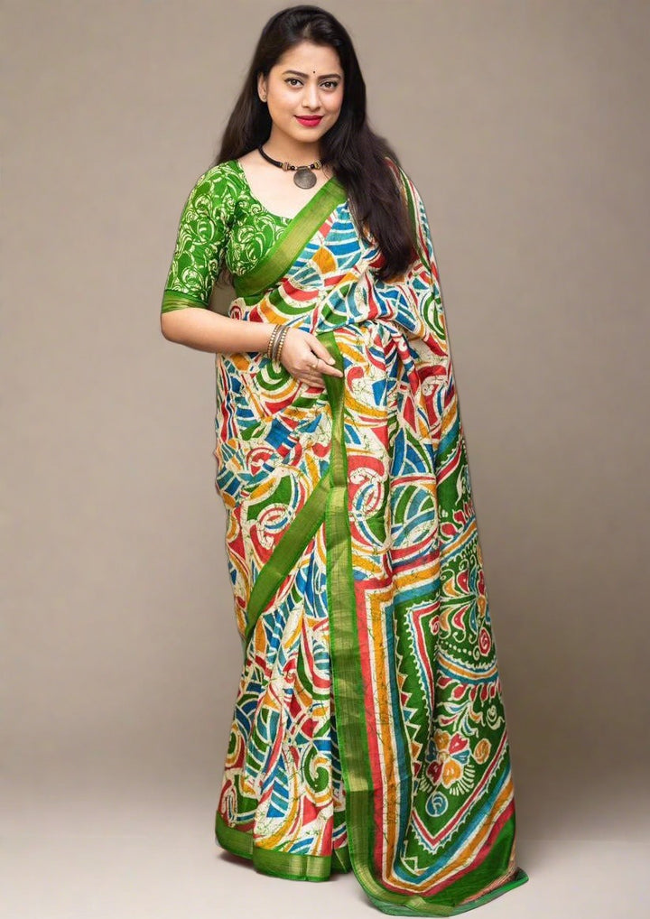 Day-To-Day Wear Saree (Cotton Crape )