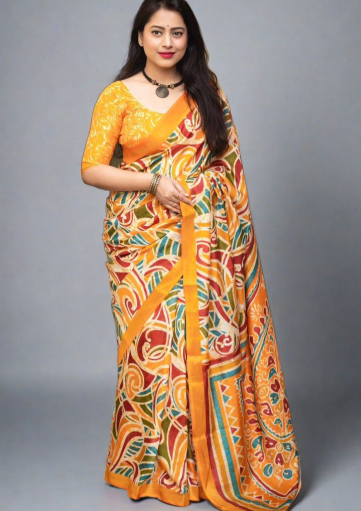 Day-To-Day Wear Saree (Cotton Crape )