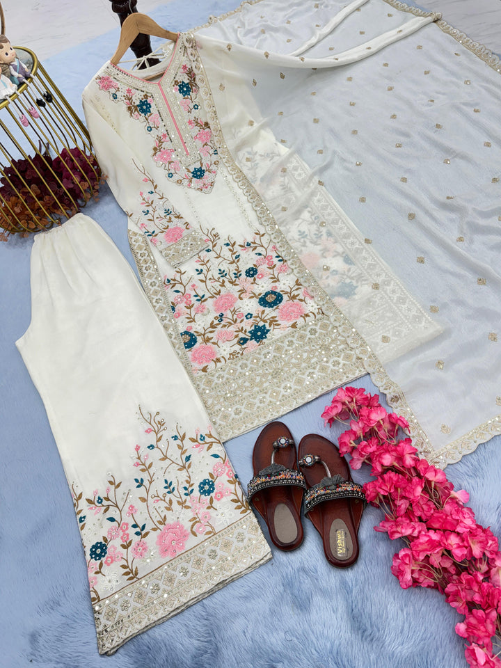 Cosmic Fashion Silk Kurti Set