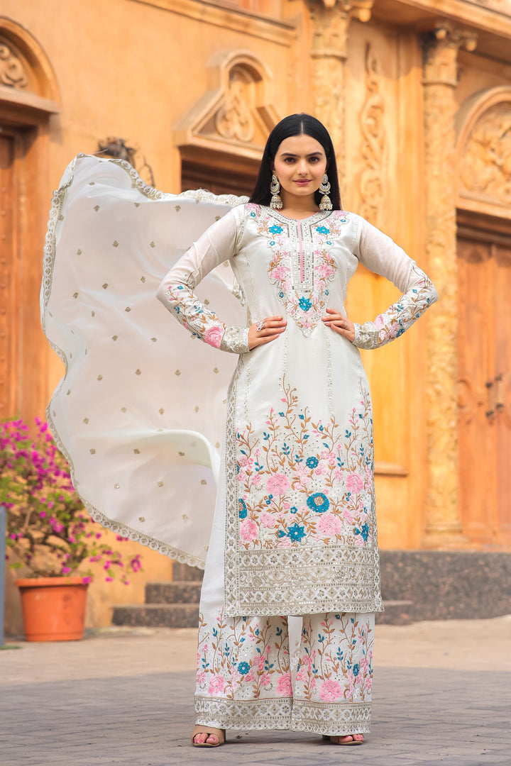 Cosmic Fashion Silk Kurti Set