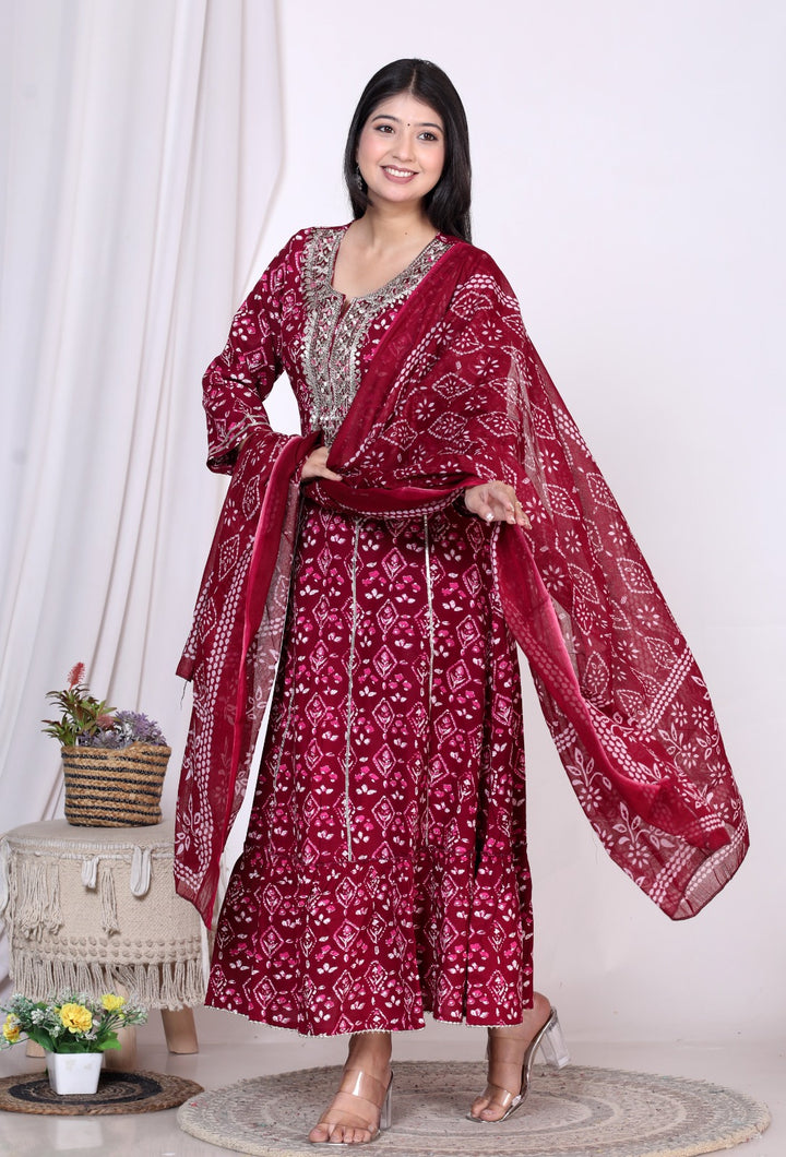 Happy Vives Rayon Gown Set