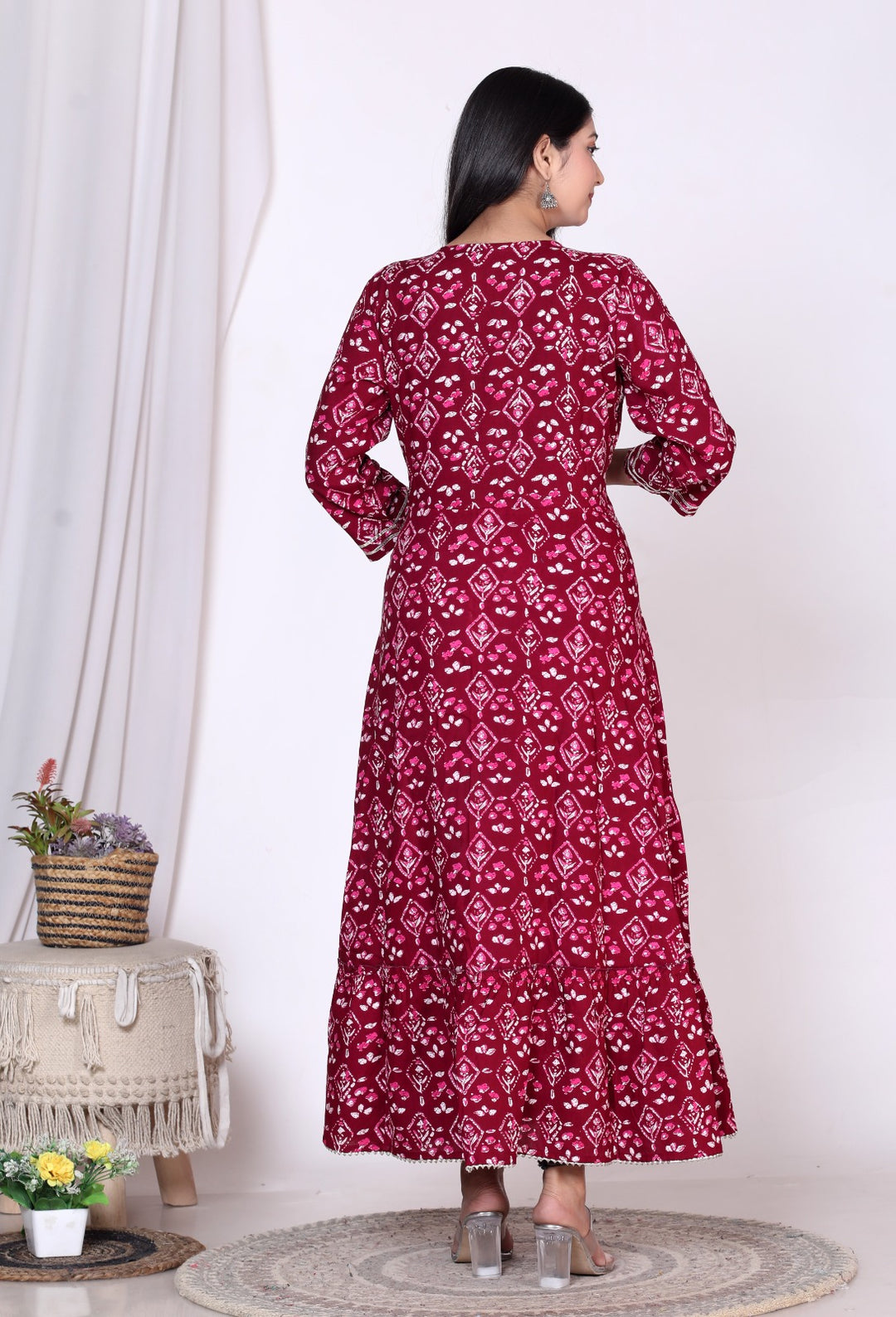 Happy Vives Rayon Gown Set