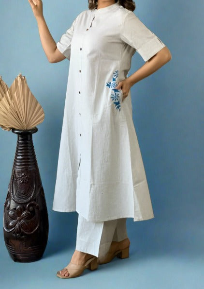 Little Bit Closer Cotton Kurti Set