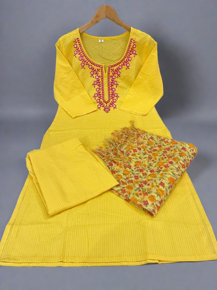 Choice Of Beauty Cotton Kurti Set