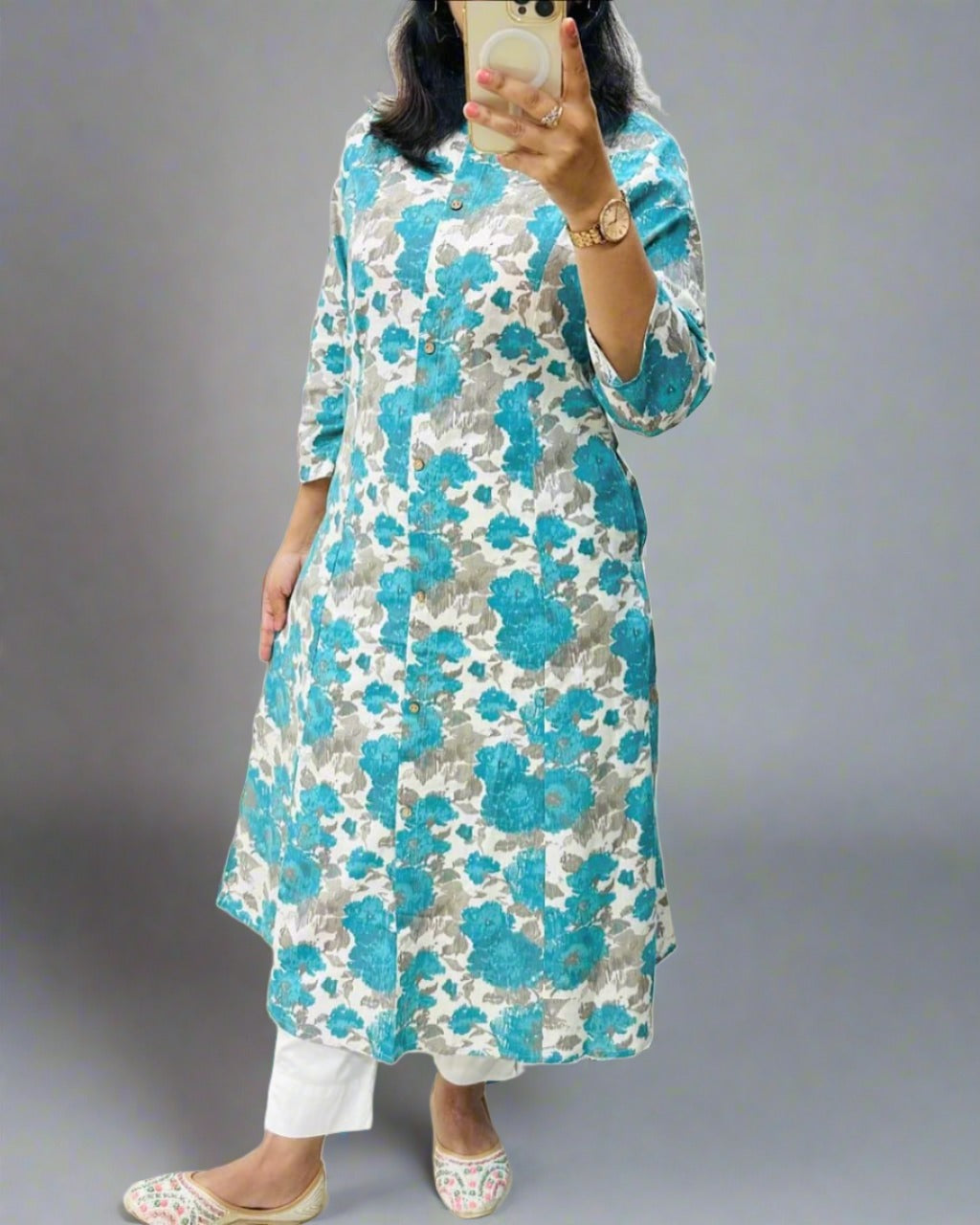 Walk Alone Cotton kurti Set