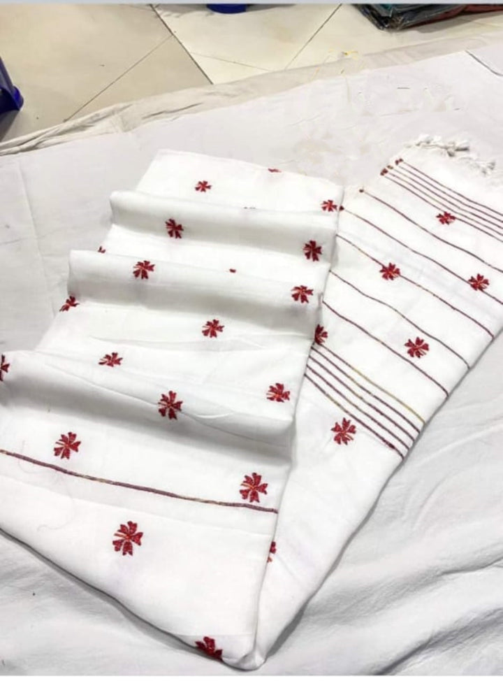 Anahita Bengal Shiuli khadi Saree