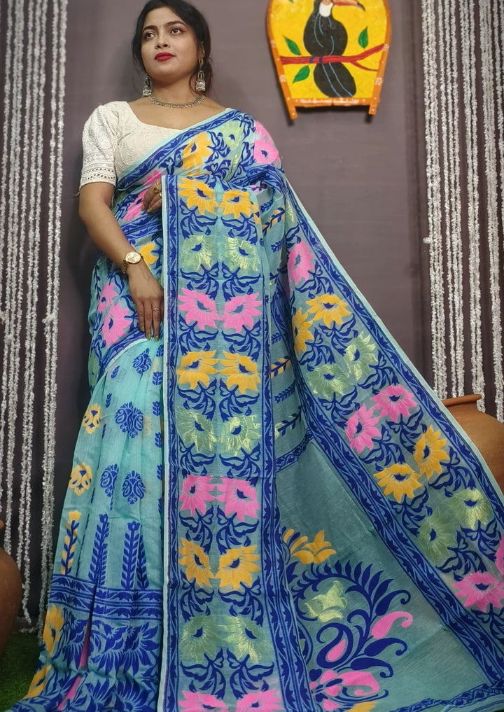 Charulata Dhakai Jamdani Saree