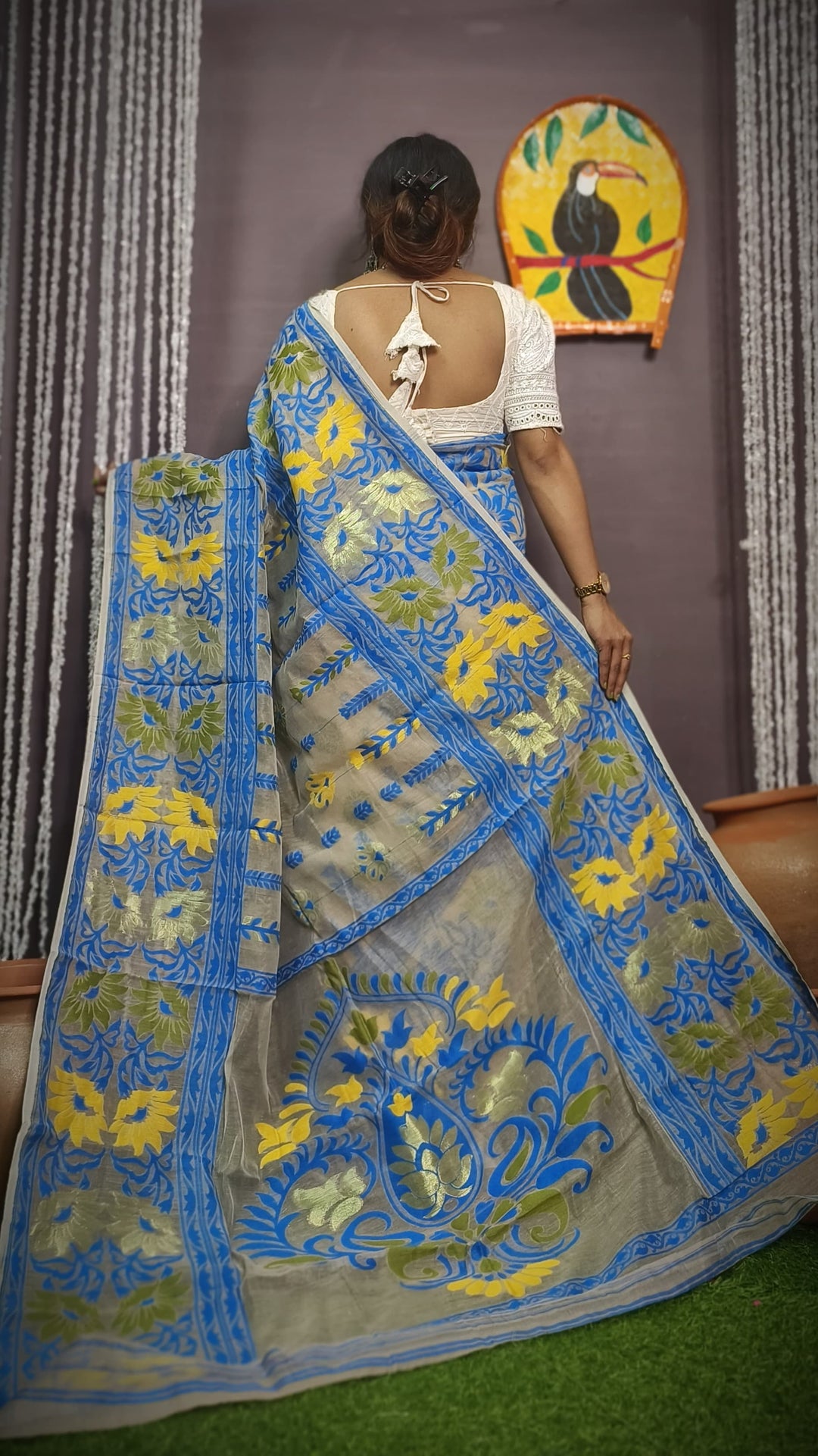 Charulata Dhakai Jamdani Saree