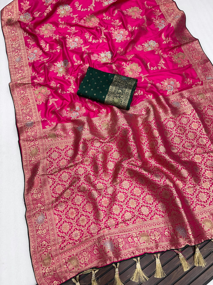 Indian Ethnic Dola Silk Banarasi Saree