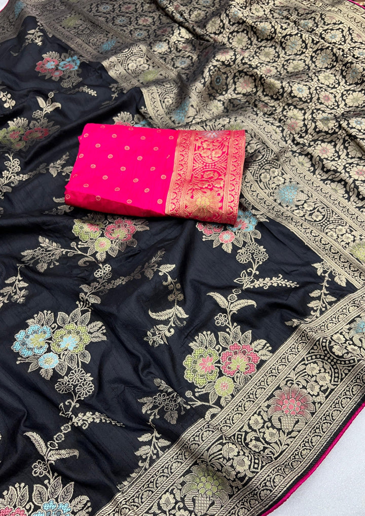 Indian Ethnic Dola Silk Banarasi Saree