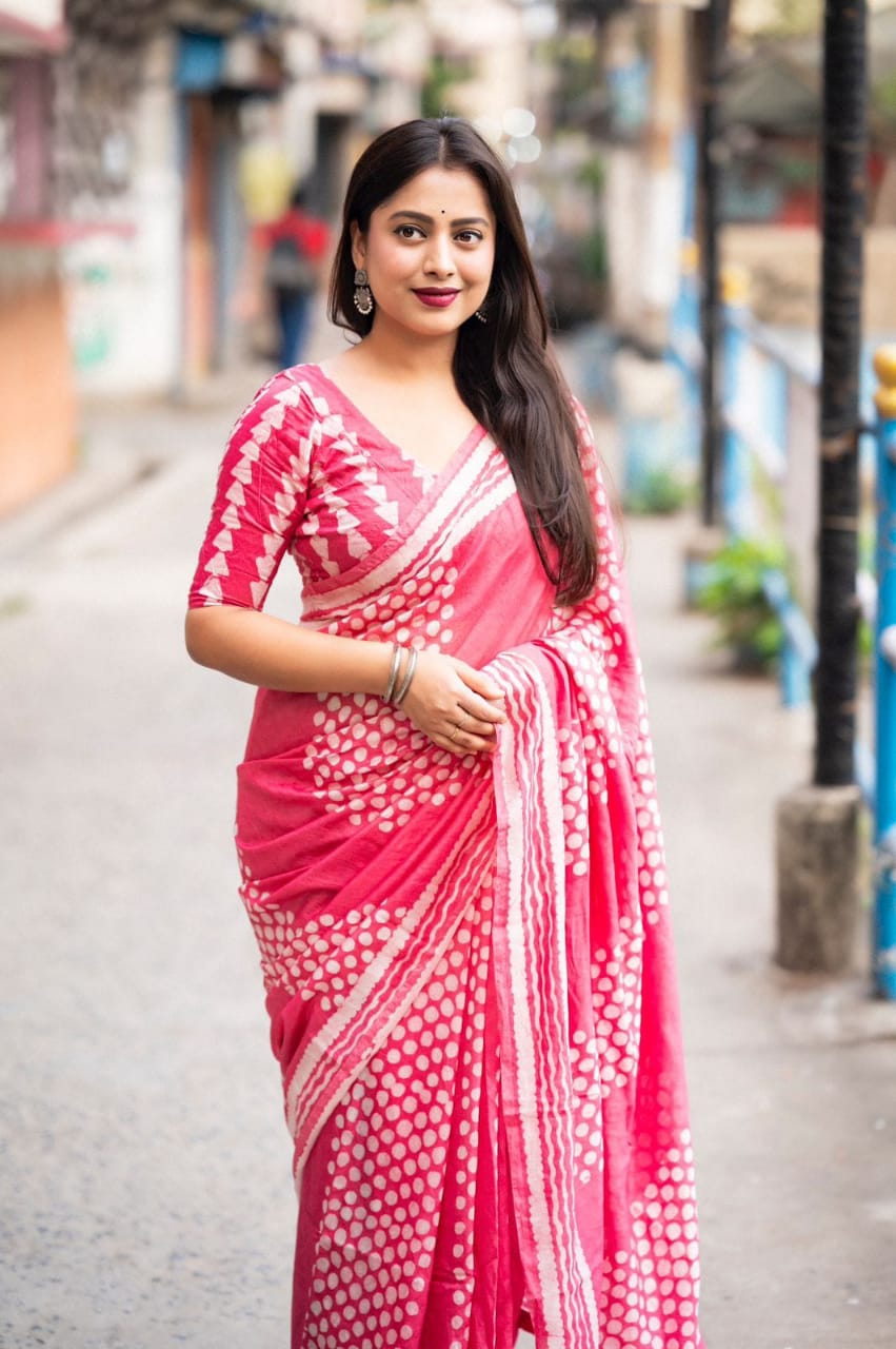 Full Of Fun Chanderi Cotton Saree