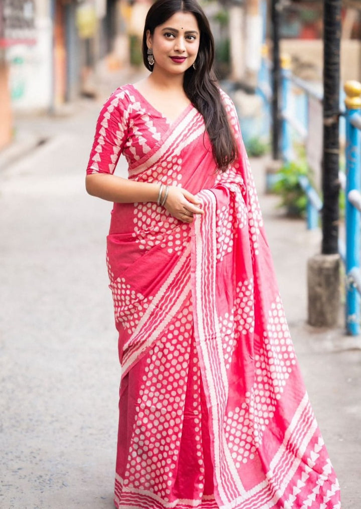 Full Of Fun Chanderi Cotton Saree